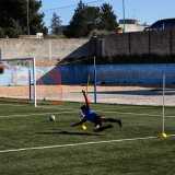 Si fa notare anche il portiere del Bitetto con una serie di plastiche parate, una particolarmente bella con cui riesce a togliere il pallone dall�angolino sinistro